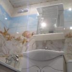 version of a beautiful bathroom decor with tiling photo