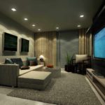 a idéia de uma sala de estar de estilo bonito foto de 16 m2