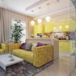 halimbawa ng isang light style living room 2018 larawan