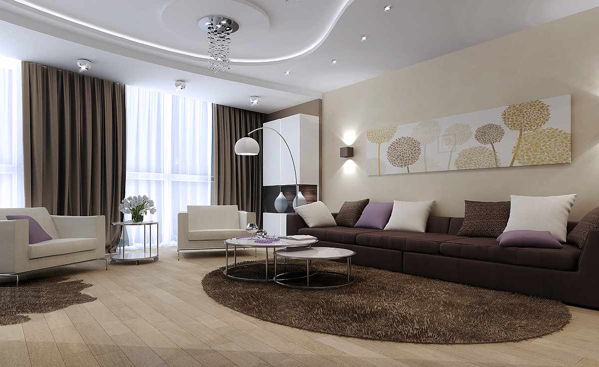 verzia krásneho interiéru obývacej izby 2018