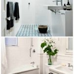 variant of the bright bathroom decor with tiling photo