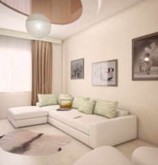 idén om en vacker design av ett vardagsrum 19-20 kvm bild