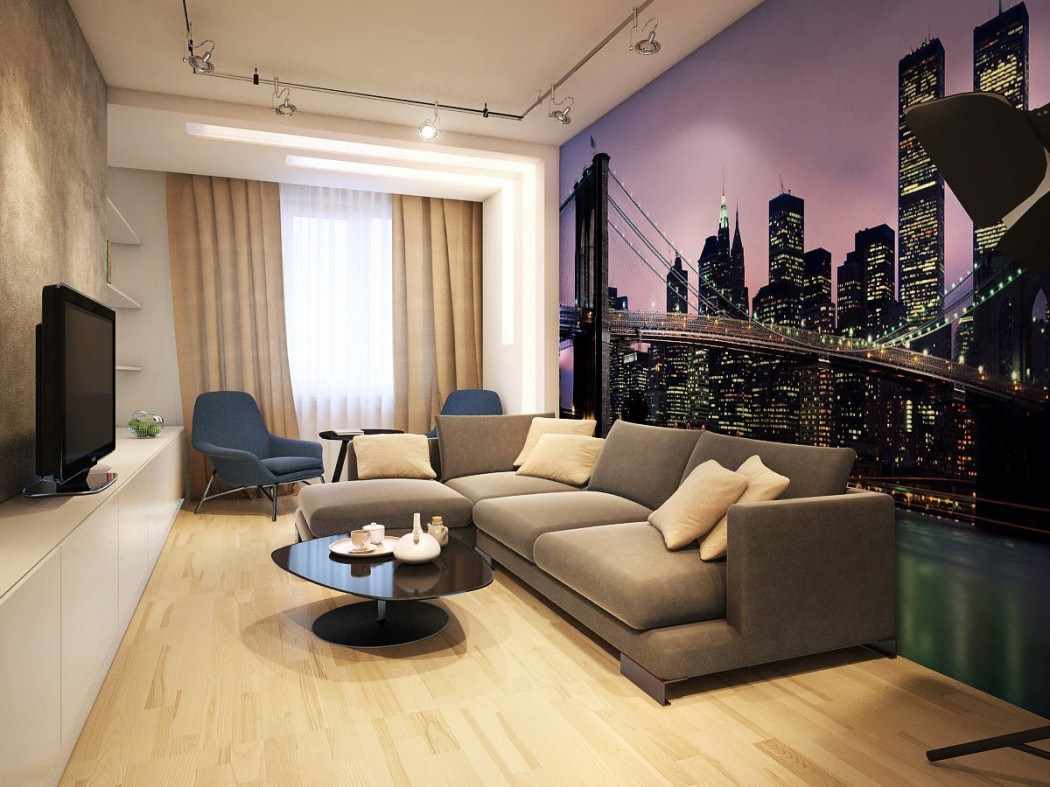 Un exemple d’un bonic disseny d’una sala d’estar de 16 metres quadrats