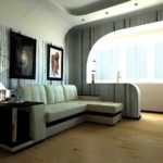 nápad krásny interiér obývacej izby 17 m2 fotografie