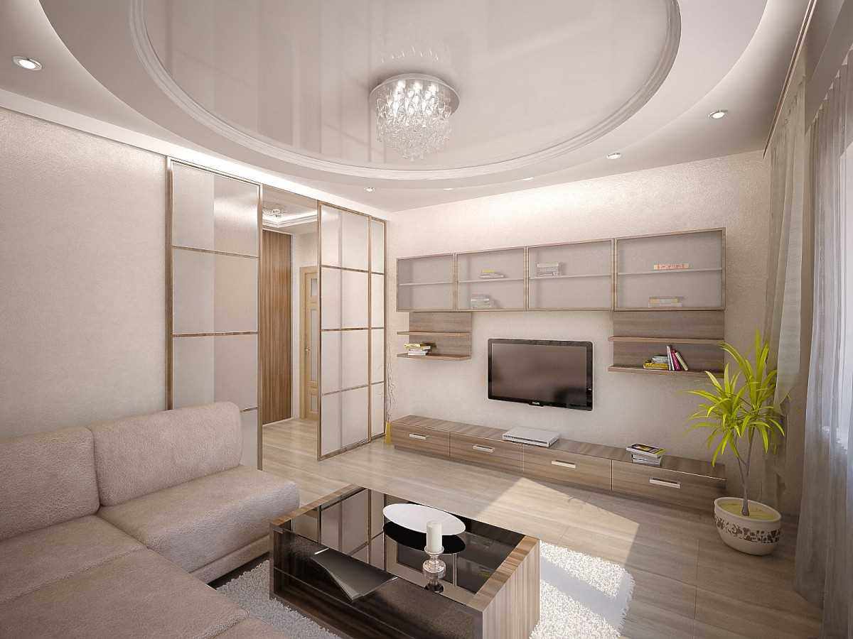 príklad krásneho dizajnu obývacej izby 2018