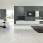 opción de usar un interior inusual de una sala de estar al estilo de la imagen minimalista