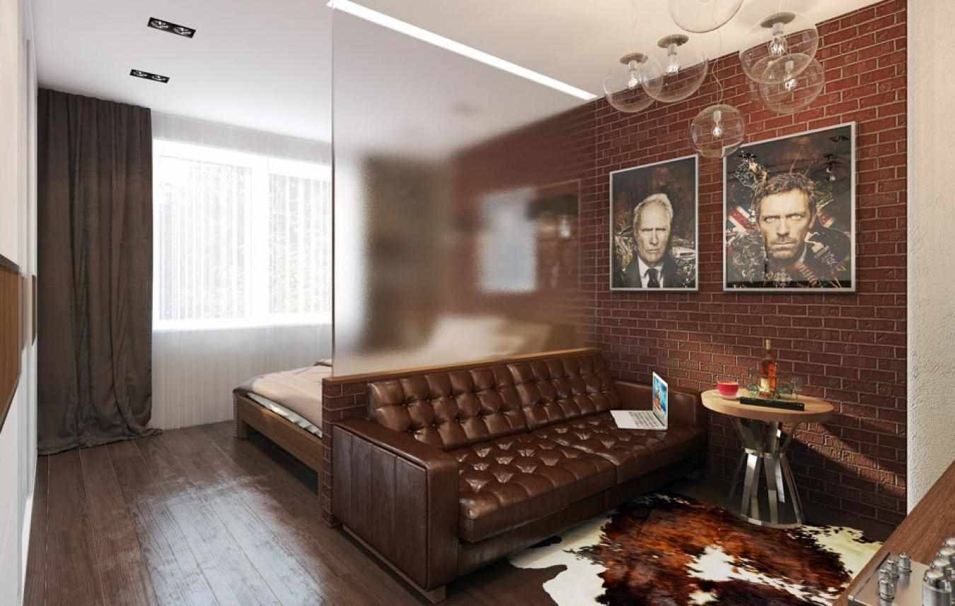 verzia krásnej výzdoby obývacej izby 17 m2