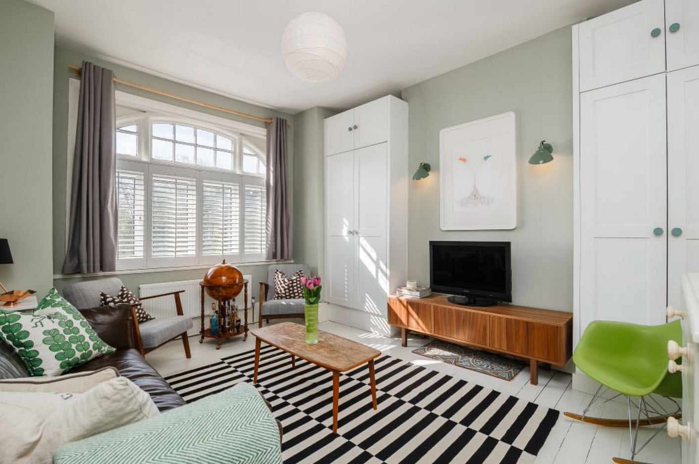 Myšlienka krásneho interiéru obývacej izby 2018