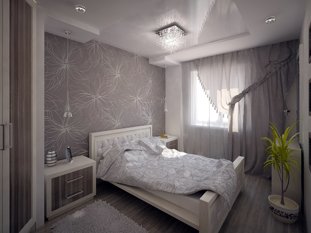 bedroom design 11 sq m light finish