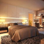 pat de design dormitor pentru cupluri