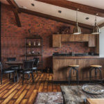 Attic loft style kitchen