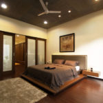 thiết kế phòng ngủ tông màu đào