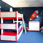 Space in the design of a nursery for little boys