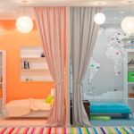 Design a sleeping place for heterosexual children