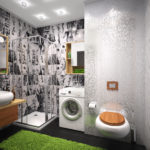 Eco-friendly bathroom interior