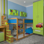 Design of a bunk bed for children