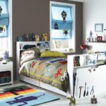 Design of a boy's room in a technical style.