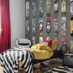 Stylish room of a teenage boy