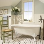 Retro rustik badeværelse stol