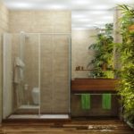 ใช้พืชมีชีวิตในการออกแบบห้องน้ำ