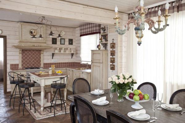 Yapay yaş mutfak mobilyaları Provence