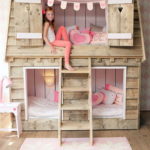 Wooden Cabin Bunk Bed