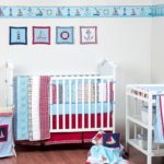 Rustiek baby slaapkamer interieur