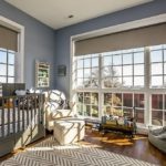 Children's room with panoramic windows