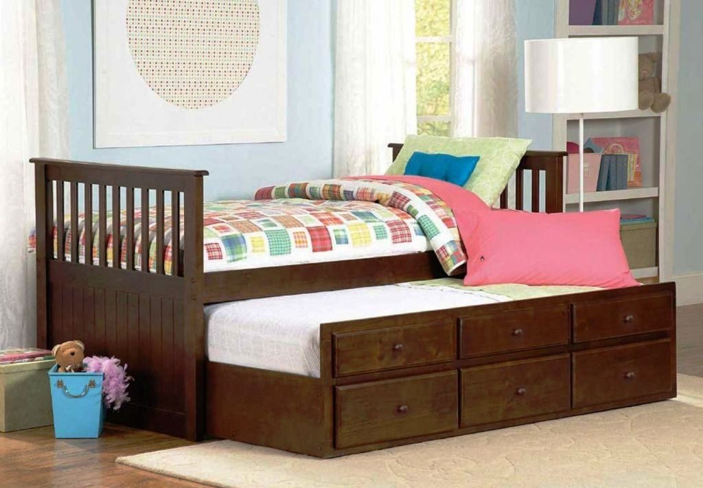 Transforming bed for two children