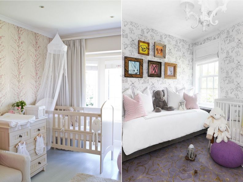 Room decor for the baby in neutral shades