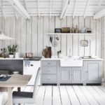 Design kuchyně v ekologickém stylu ze dřeva