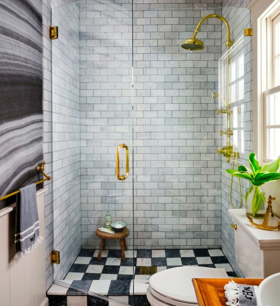 Mitigeur de salle de bain vintage Art Nouveau