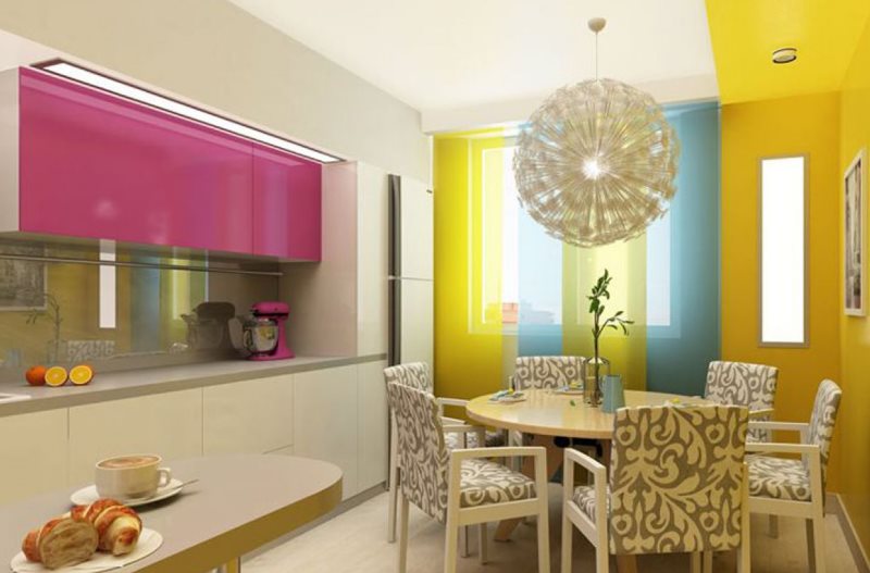 Bright kitchen interior