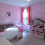 Pink walls in a nursery
