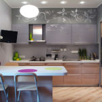 Сив цвят в интериора на кухнята