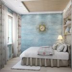 bedroom interior with elements of provence