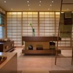 Oriental style bathroom interior