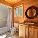 Bathroom design with window