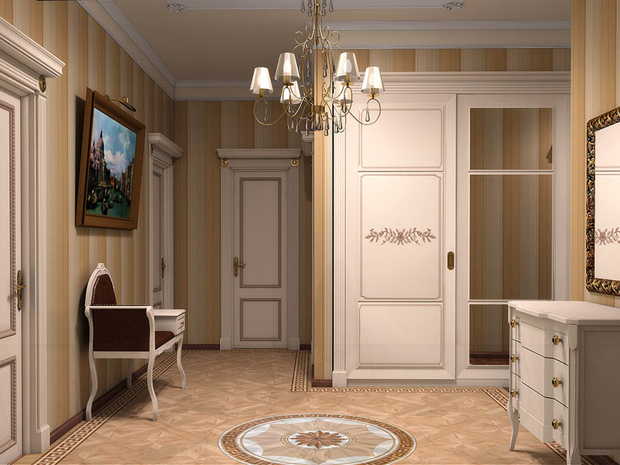Klasičan dizajn hodnika
