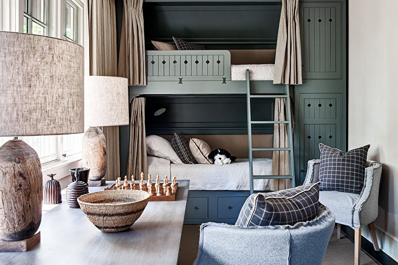 Bunk bed in a room for two boys