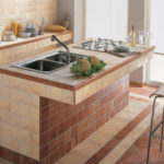 Tiling kitchen island