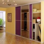 Line cabinet with sliding doors