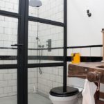 Loft style bathroom design