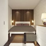 Elongated bedroom design
