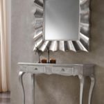 Shiny frame square mirror