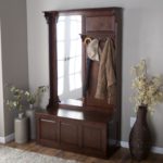 Cabinet furniture with integrated mirror