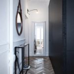 Conception de couloir de style scandinave