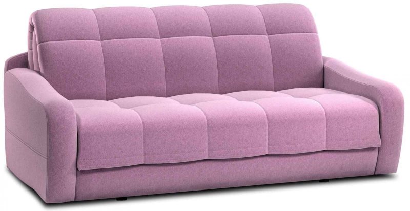 Violetinė virtuvės sofa su pūkų apmušalais