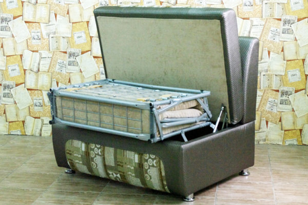 Sofa bed with a folding bed