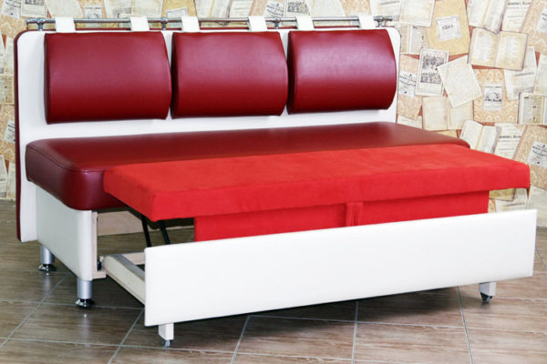 Compact sofa para sa isang maliit na kusina